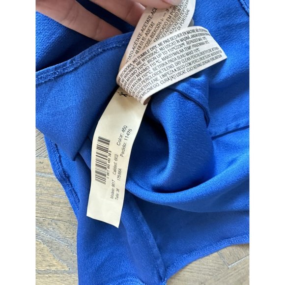 MOSSIMO DUTTI Women's Blue Dress Size 6 Sheath 3/4 Sleeves ASO Kate Middleton - Picture 8 of 8